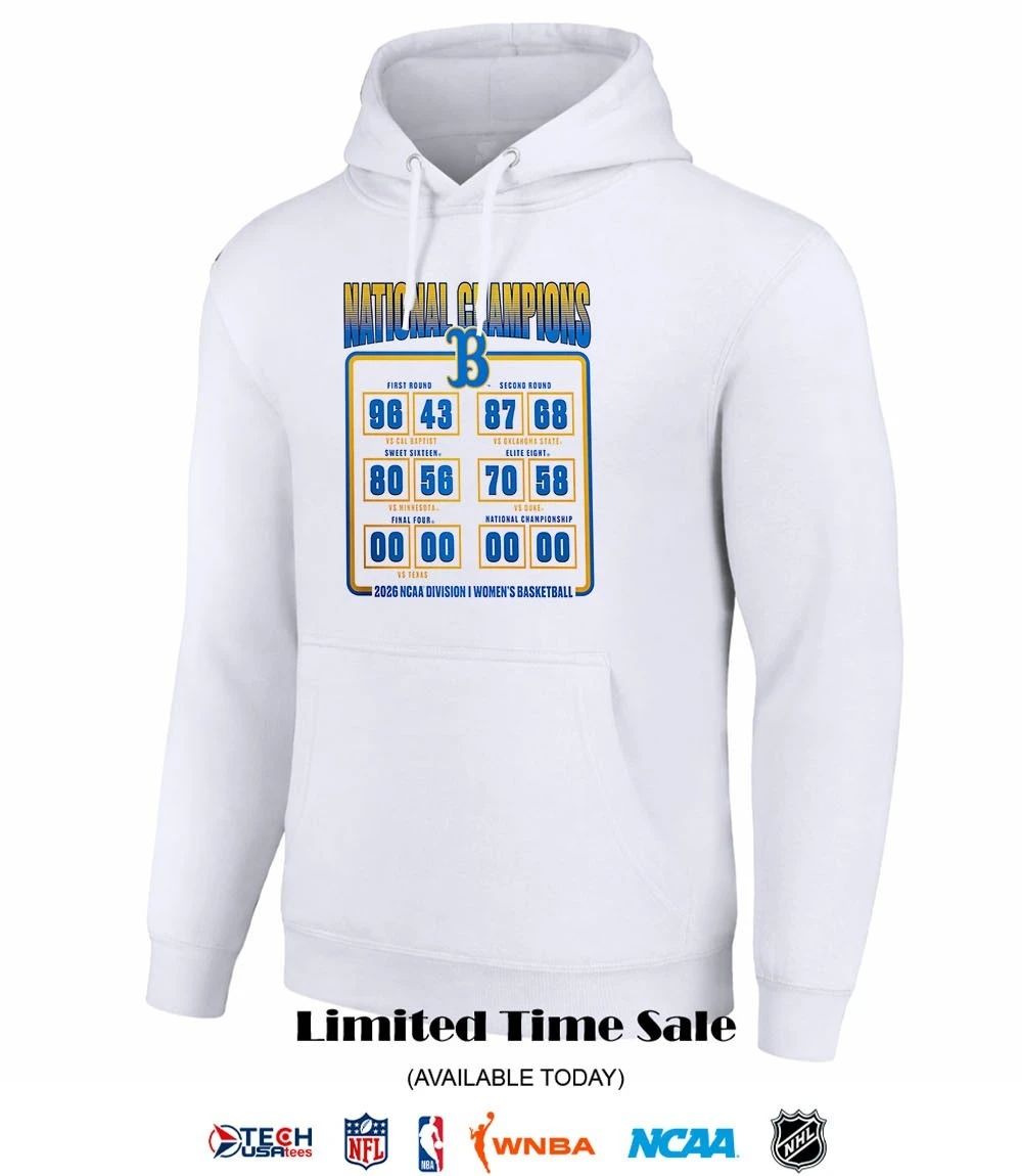 National Champions UCLA Bruins 2026 NCAA Women’s Basketball Schedule shirt