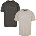 Urban Classics Baseball Tee T-Shirt Oberteil shirt Oversize-Passform Print Men