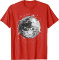 Black and White Disco Ball Club Retro T-Shirt