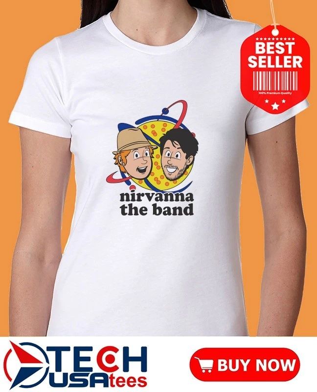 Nirvanna the band cartoon shirt