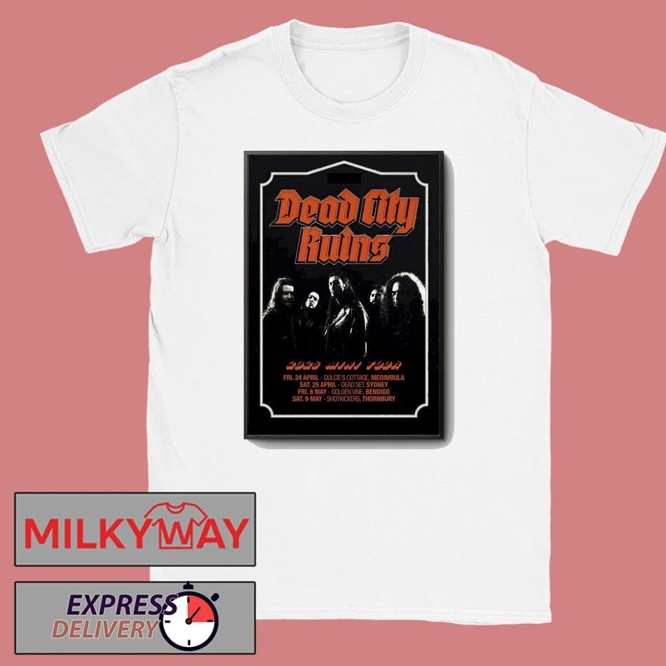 Dead City Ruins 2026 Mini Tour Poster shirt
