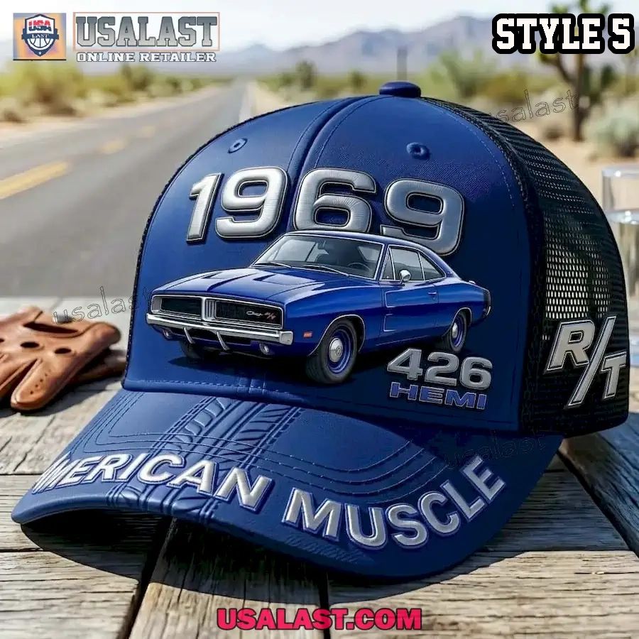 1969 Dodge Charger RT 426 HEMI American Muscle Trucker Hat