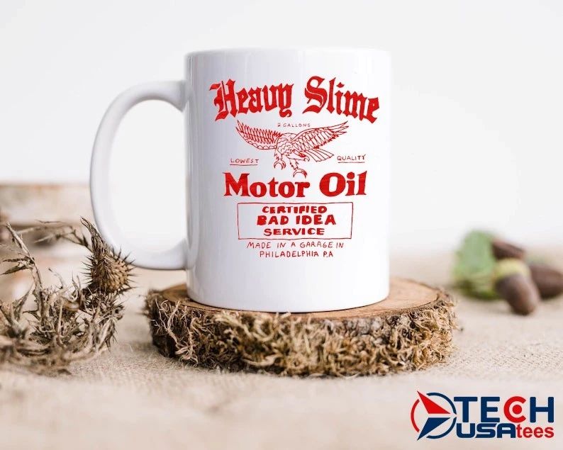 Heavy Slime Motor Oil Certified Bad Idea Service shirt