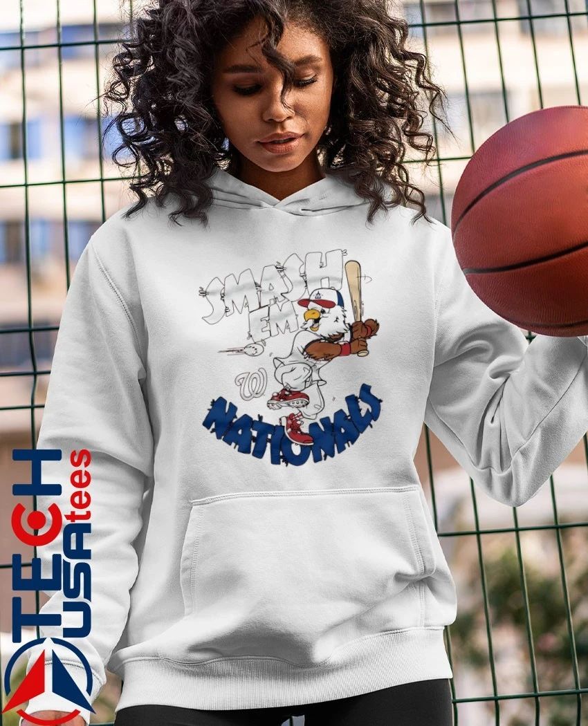 Washington Nationals Screech Smash Em mascot shirt by homage