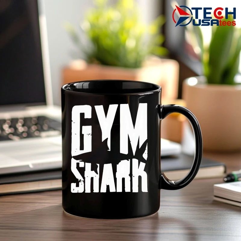 Gym shark shirt