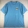 Bob Seger Silver Bullet Band Tour 2017 Mens Shirt L Blue Concert Music Tee
