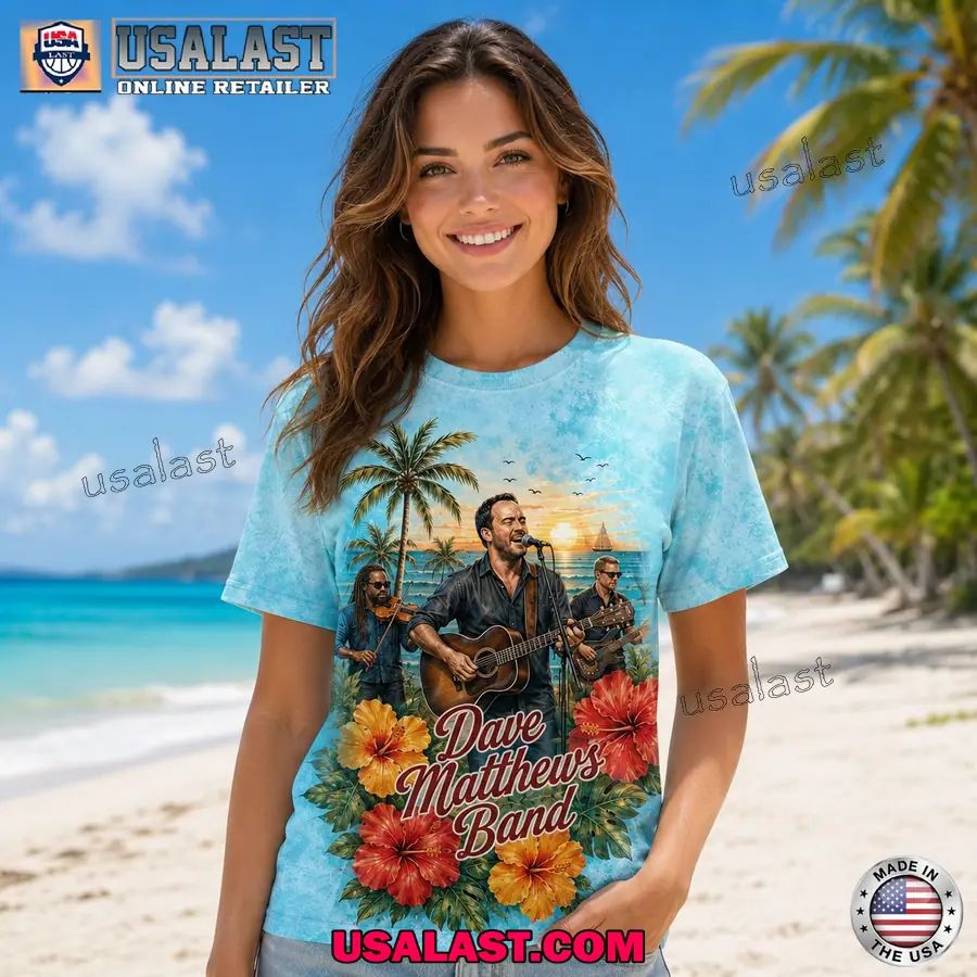 Dave Matthews Band Hawaiian Vibes 3D T-Shirt