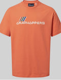 BNWT Craghoppers Mens Crosby T Shirt Coral Orange Size Medium £35