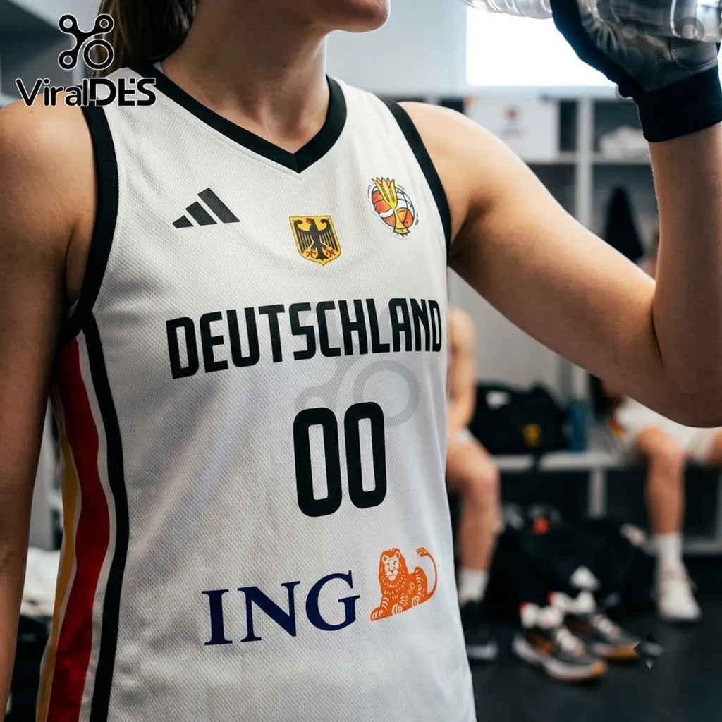 Germany Basketball 2026 FIBA Women World Cup White Jersey