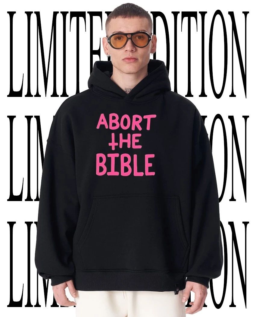 Abort the Bible inverted cross tee