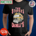The Strokes Coachella 2026 Indio California Merch Vintage Bus Art car shirt