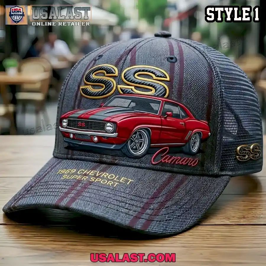 1969 Chevrolet Camaro SS Super Sport Vintage Trucker Hat