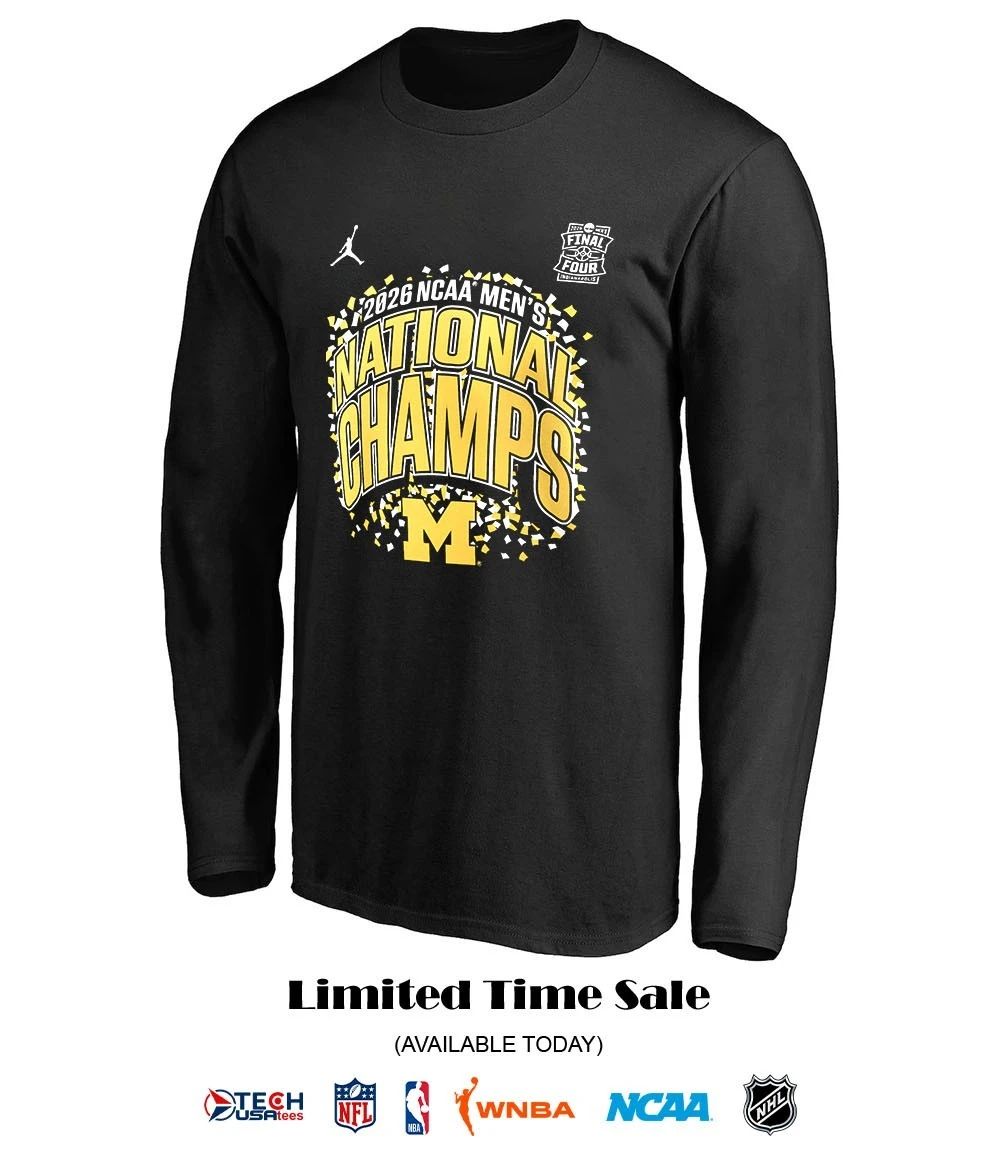 Michigan Wolverines 2026 NCAA Men’s Basketball National Champions Confetti shirt