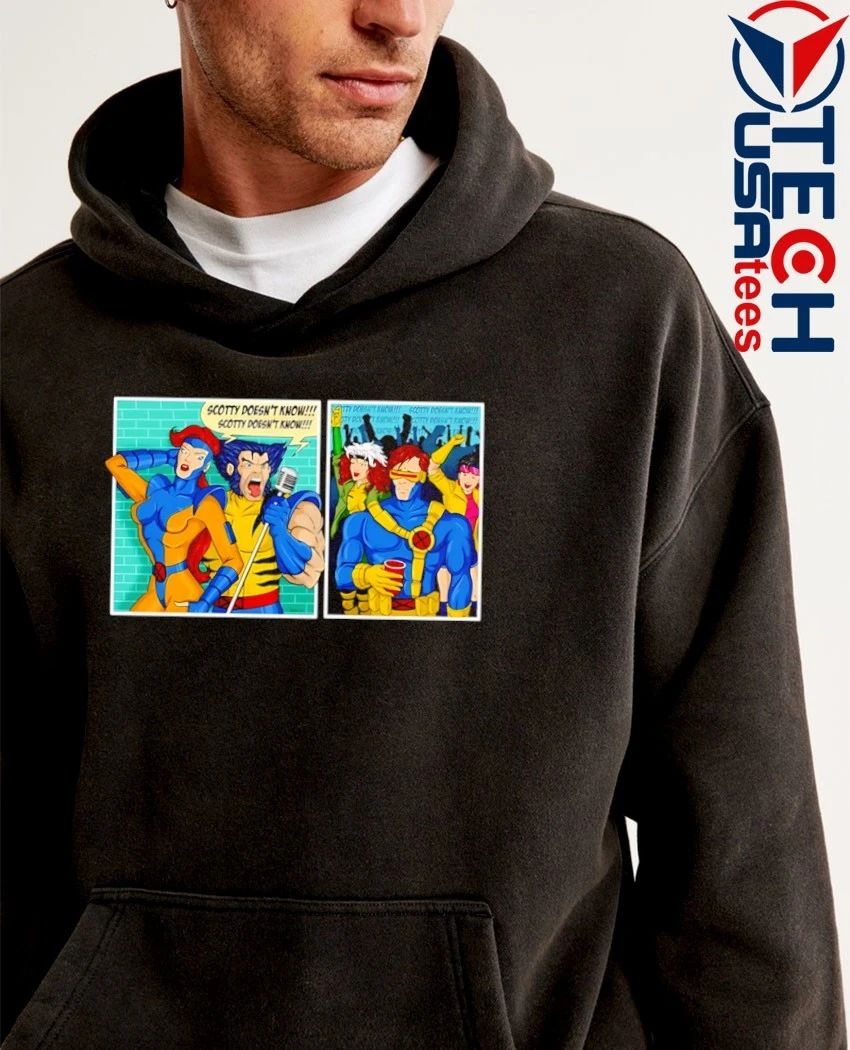 Wolverine and Jean Grey Scotty doesn’t know shirt