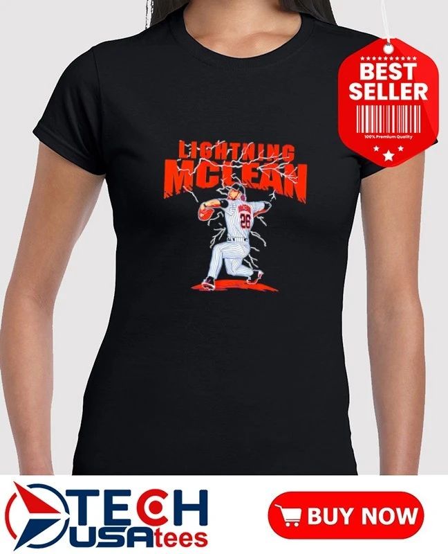 Lightning Nolan McLean New York Mets Baseball shirt