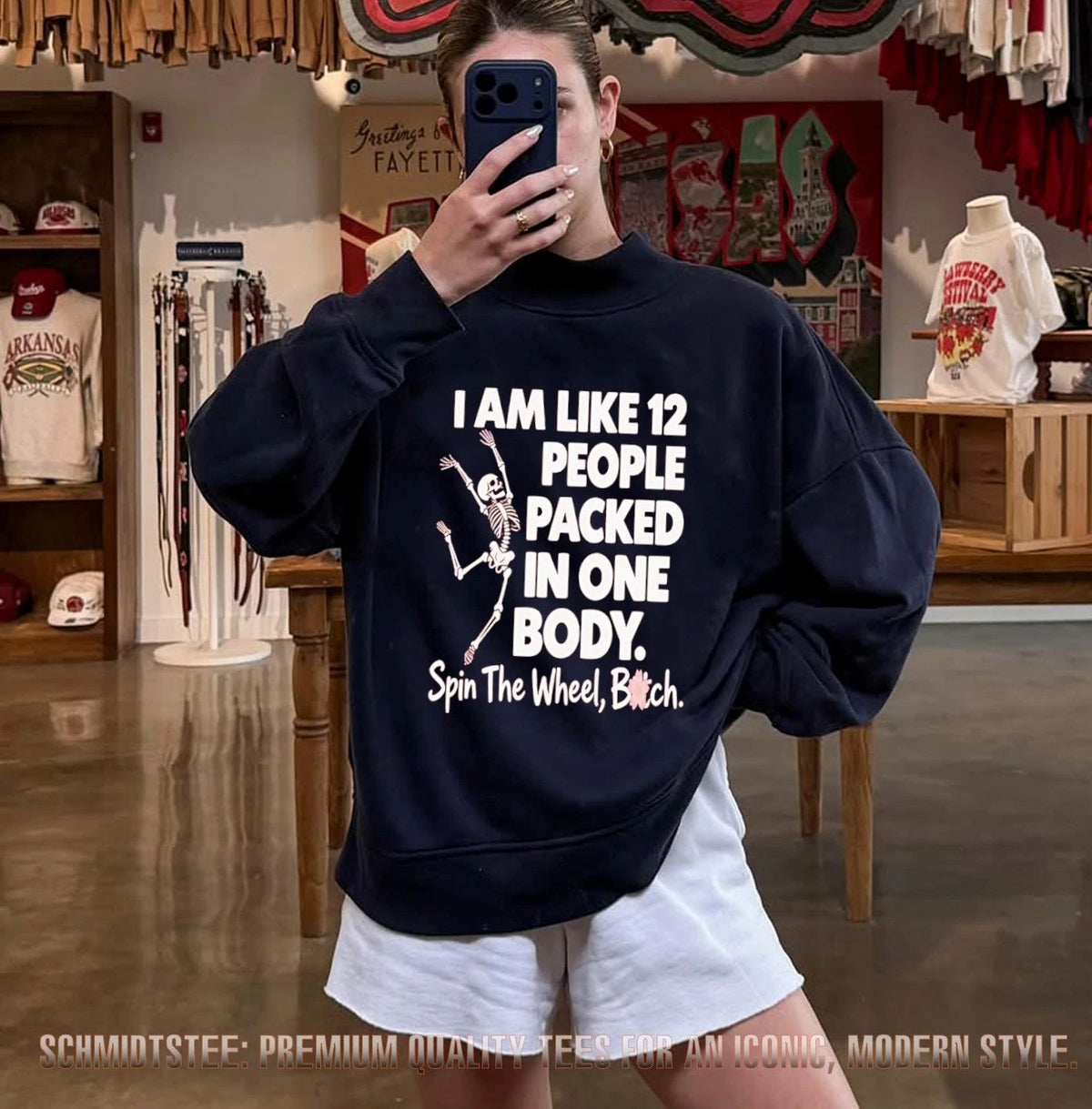 I Am Like 12 People Packed in One Body Spin the Wheel Bitch shirt