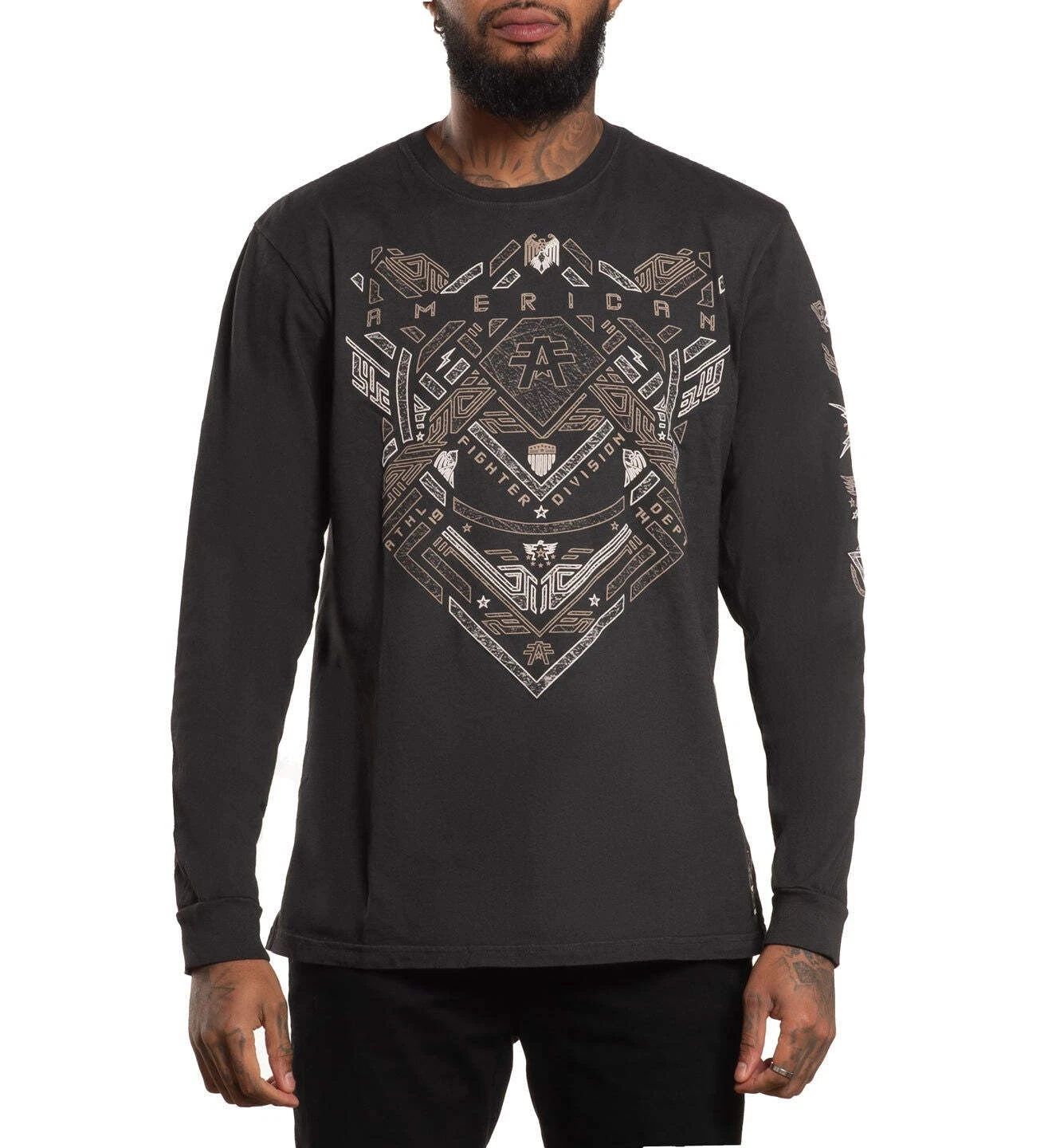 American Fighter Men's L/S T-shirt Hitchcock