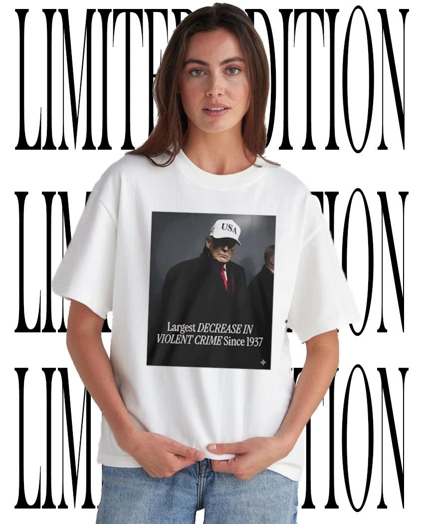 Donald Trump USA hat Largest DECREASE IN VIOLENT CRIME Since 1937 shirt