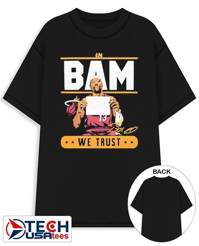 Bam Adebayo 83 Points in Bam we trust signature shirt by teezill