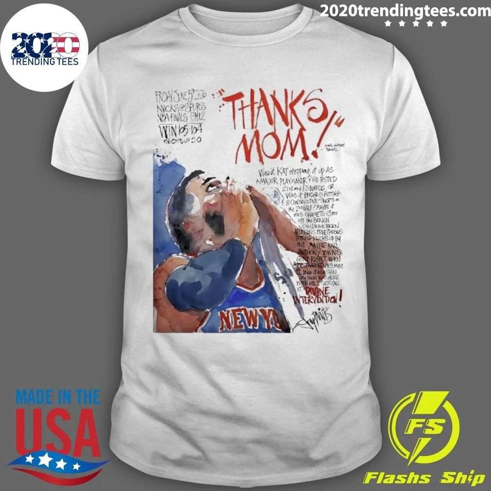 Karl-anthony Towns Thanks Mom Nba Finals Shirt