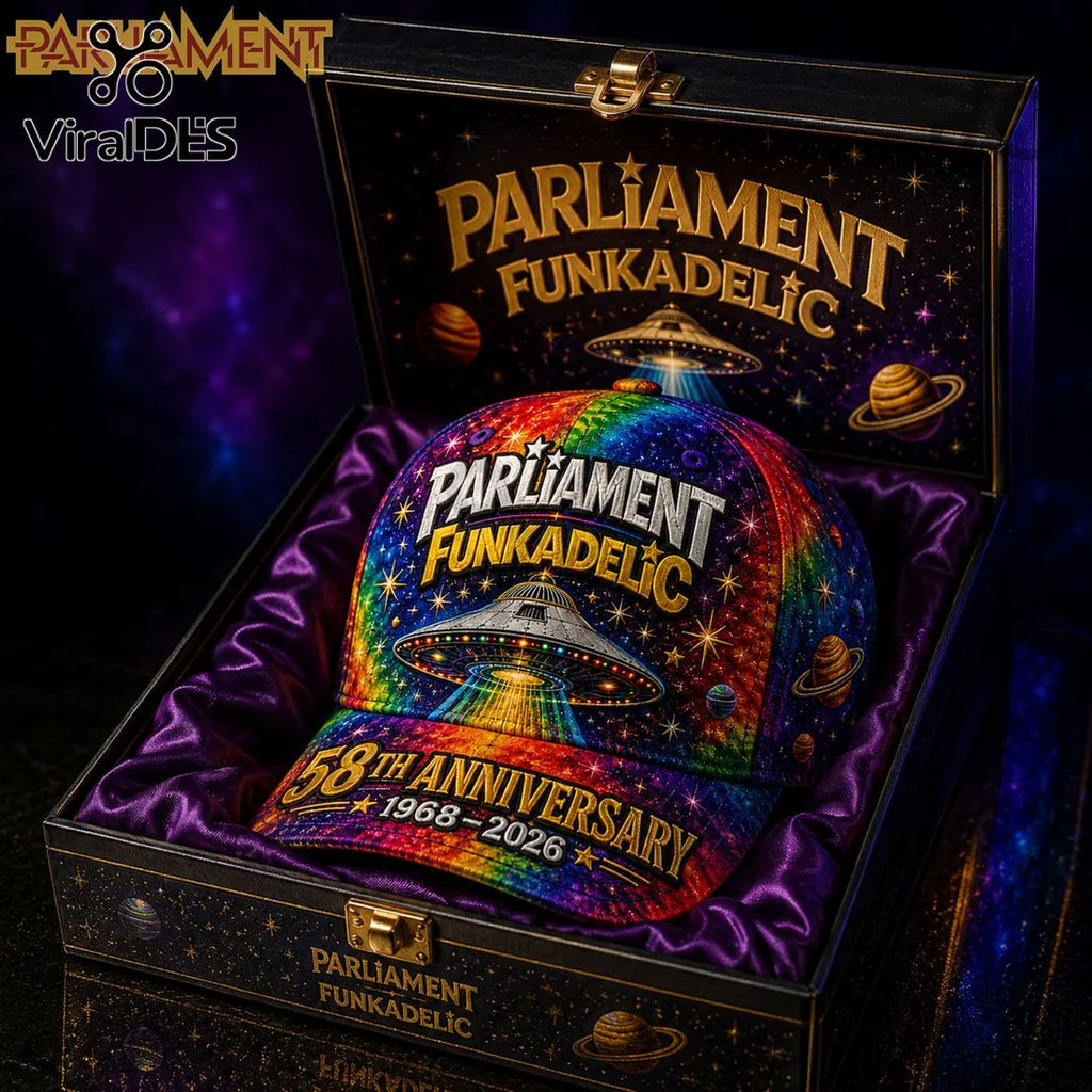 Parliament Funkadelic Space UFO 58th Anniversary Baseball Cap