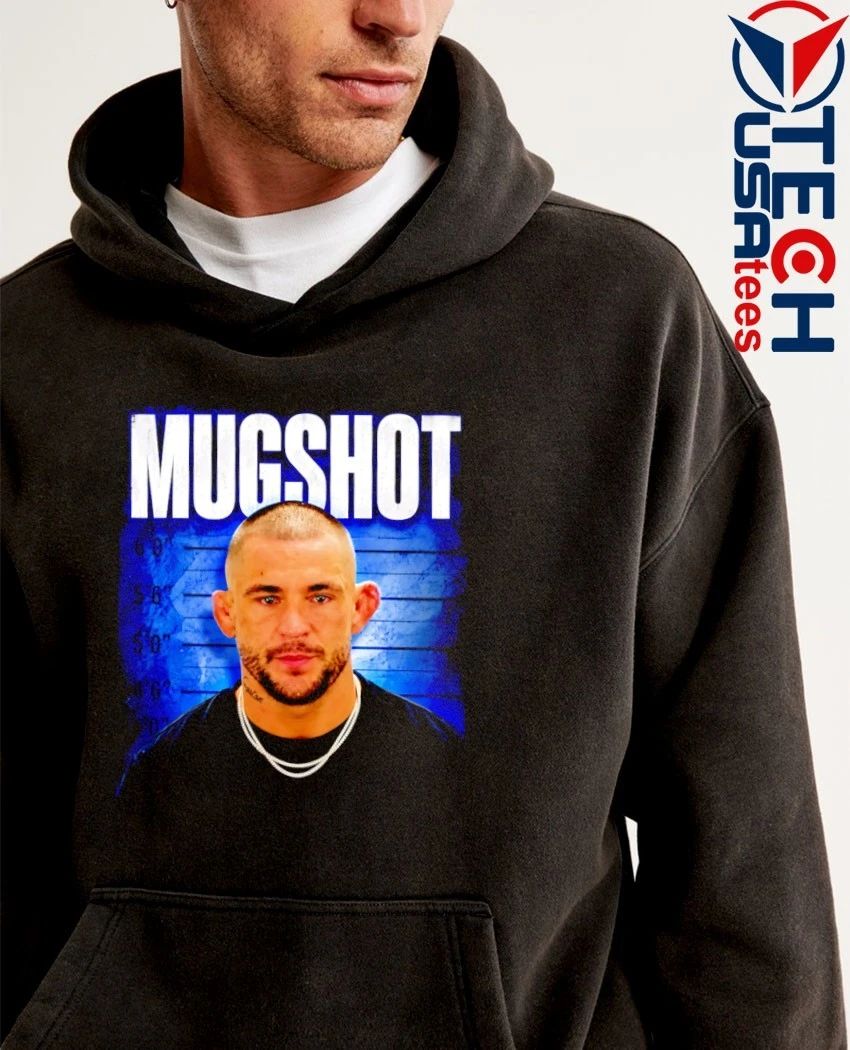 Mugshot Dustin Poirier portrait shirt