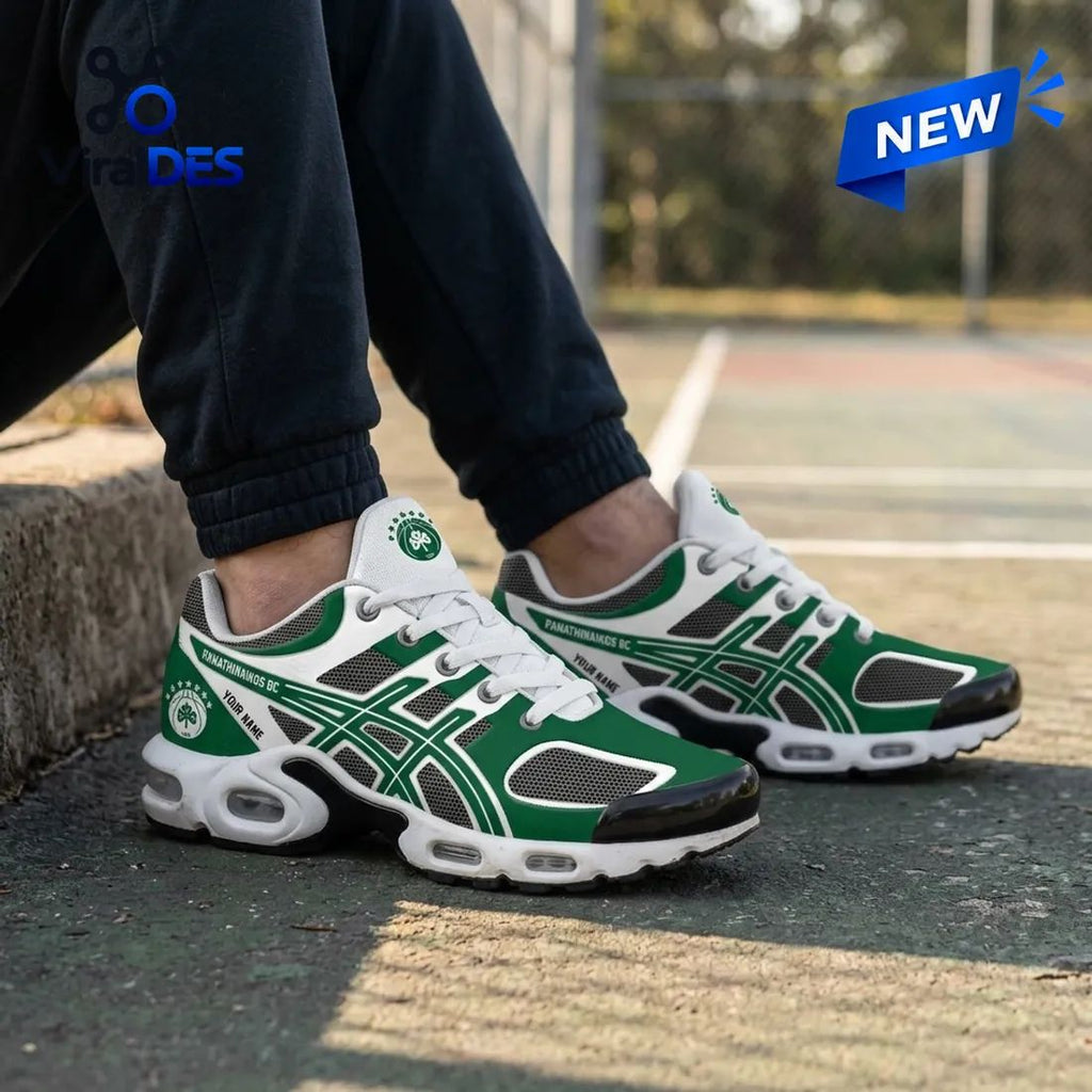 Panathinaikos BC Green Personalized Air Max Plus Sneakers
