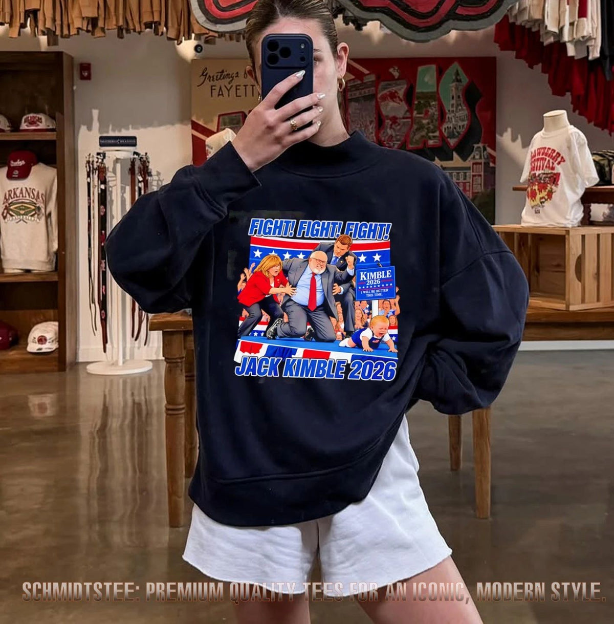 Jack Kimble Fight Fight Fight 2026 I will be better this time shirt