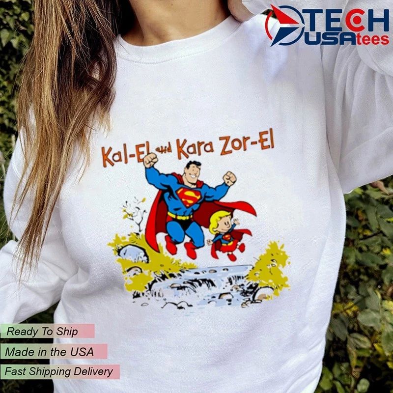 Kal-El and Kara Zor-El Superman shirt