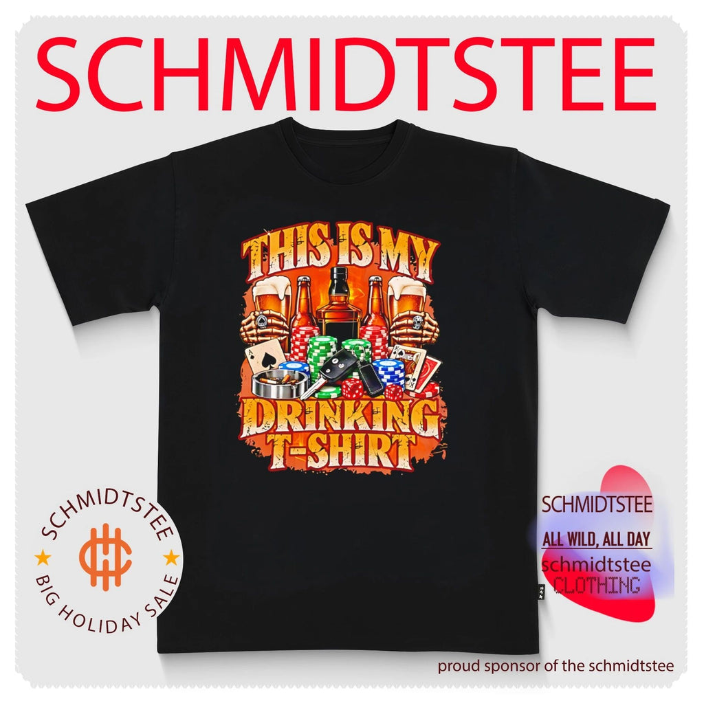 This Is My Drinking Poker and beer graphic shirt