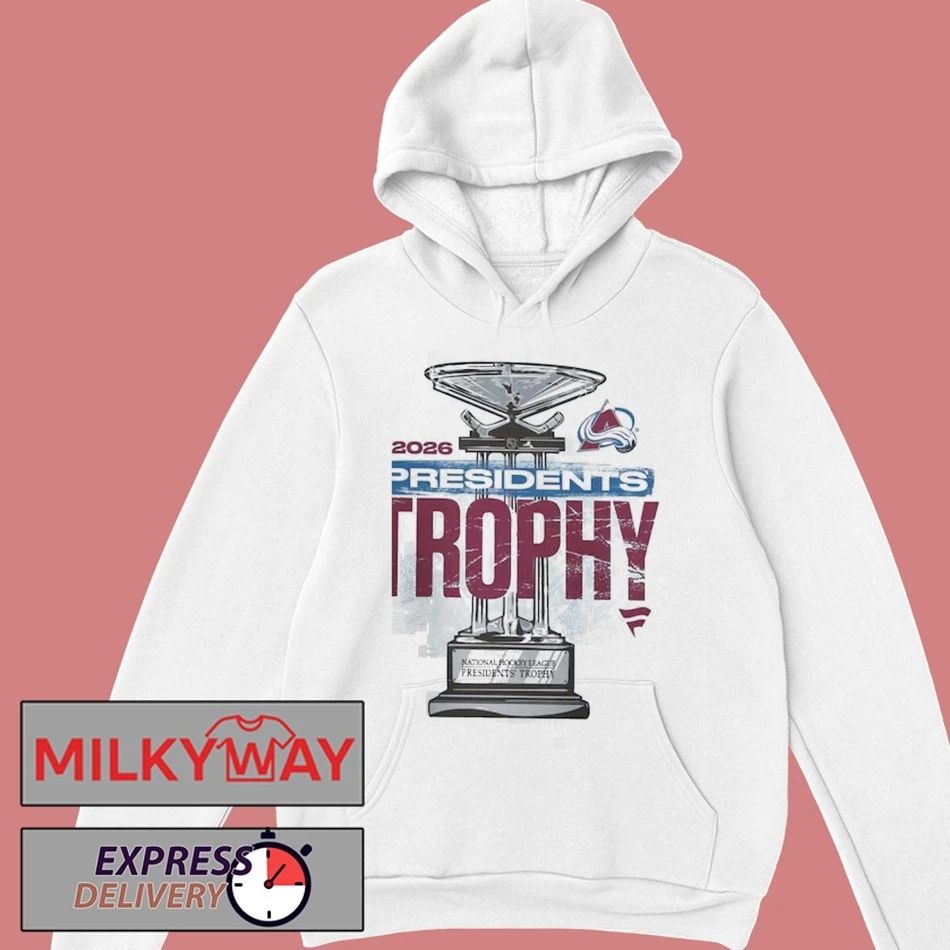 Colorado Avalanche NHL 2026 Presidents Trophy Winner Stanley Cup Playoffs 2026 t-shirts