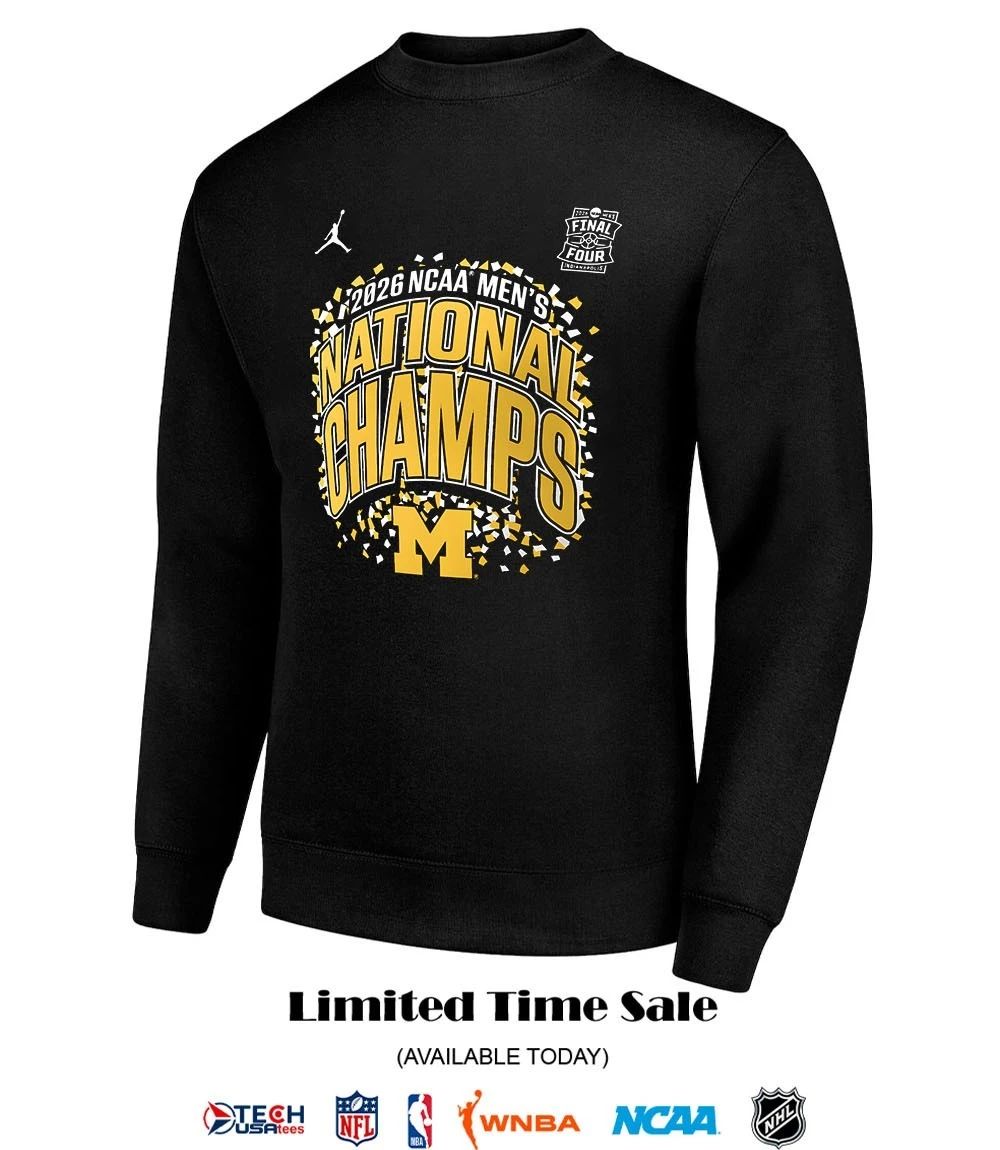 Michigan Wolverines 2026 NCAA Men’s Basketball National Champions Confetti shirt