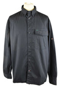 TOMMY HILFIGER Blue Long Sleeve Shirt size 2XL Mens Outdoors Outerwear Menswear