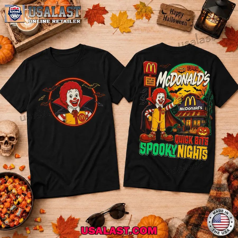 Mcdonald’s Quick Bite Spooky Night Halloween 2026 T-Shirt