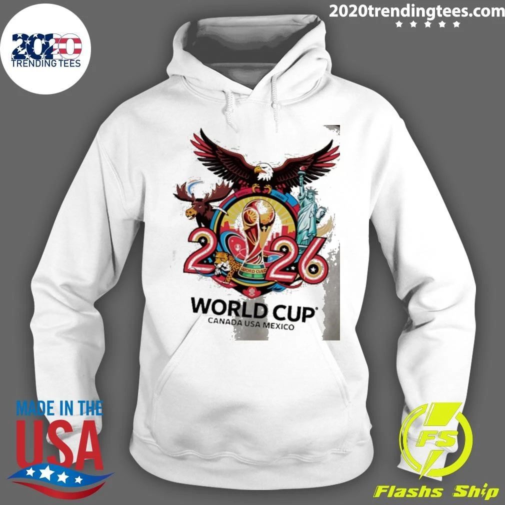 World Cup 2026 Canada Usa Mexico Mascot Shirt