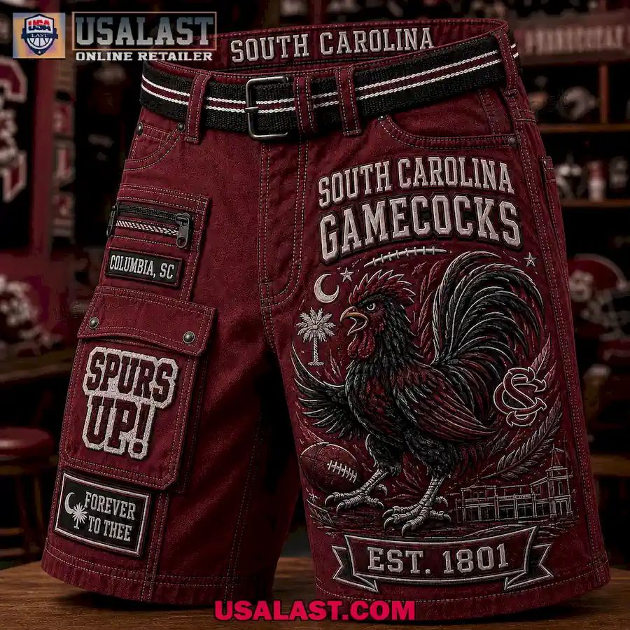 South Carolina Gamecocks Spurs Up Men Cargo Short