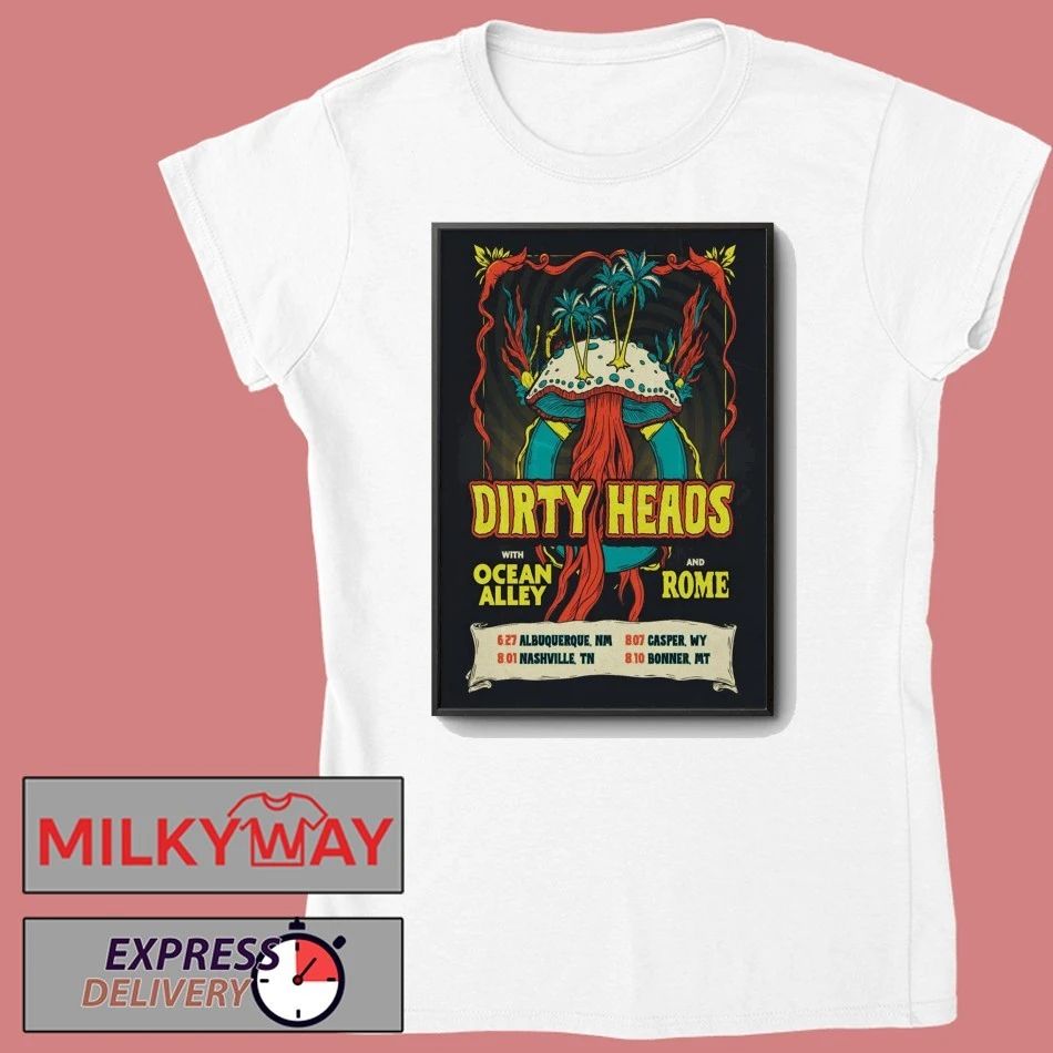 Dirty Heads So Glad You Made It Tour 26 Poster shirt
