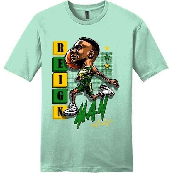 NEW STREETWEAR ON DEMAND TOON REIGN MAN Tee Shirt MINT SMALL-4XLARGE MADE IN USA
