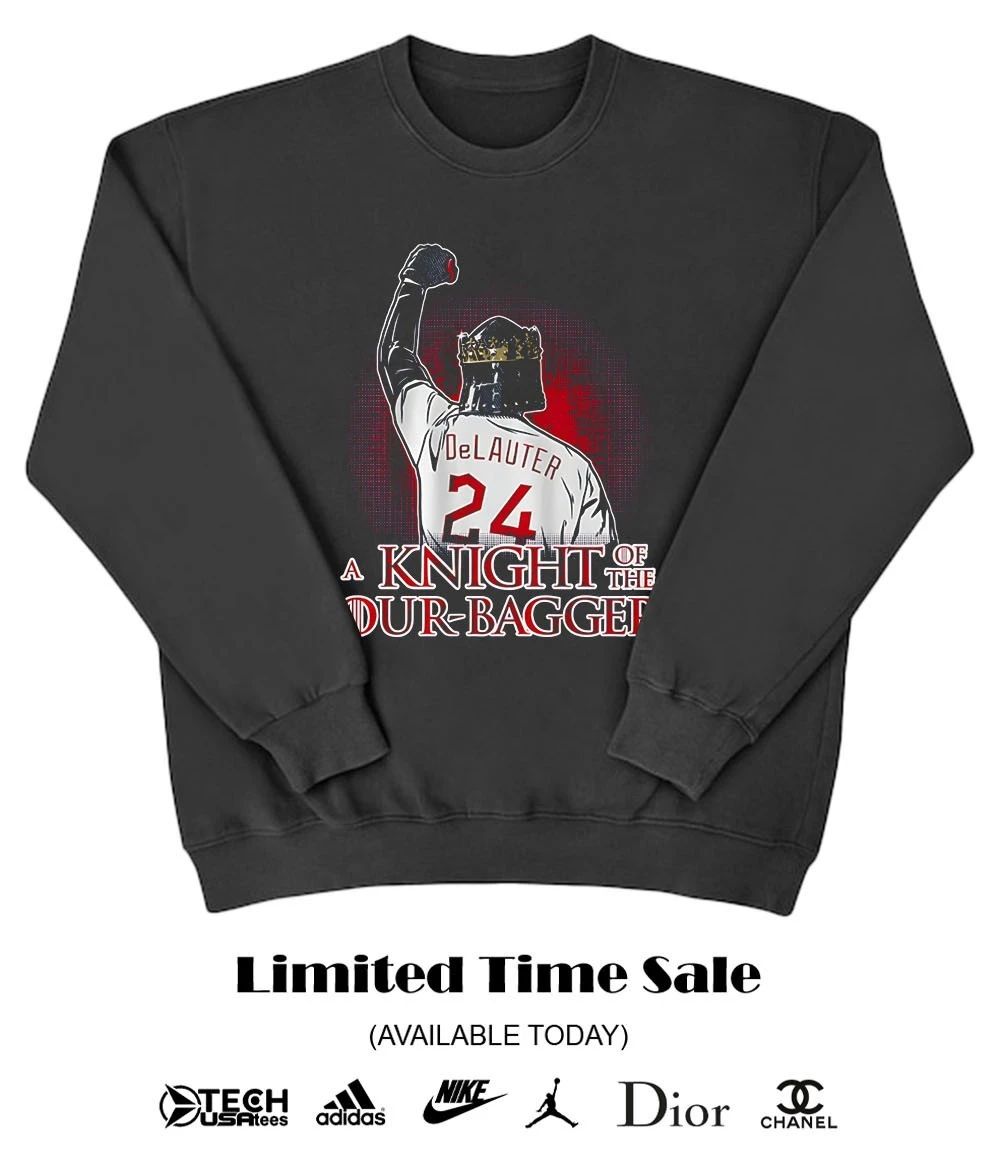 Chase DeLauter Cleveland Guardians a Knight of The Four-Bagger shirt