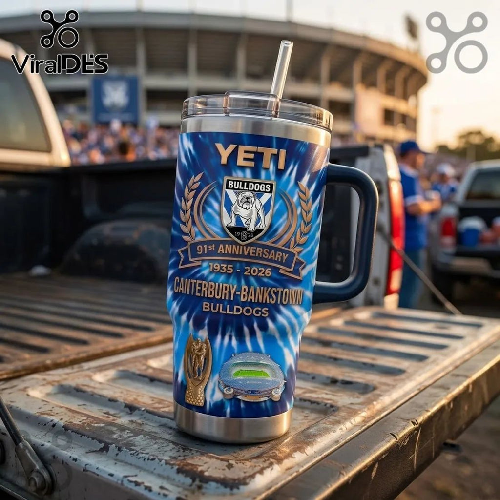 Canterbury-Bankstown Bulldogs 91st Anniversary Stanley Tumbler