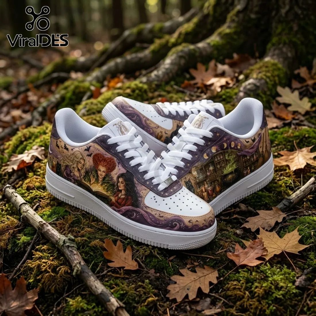 Hocus Pocus Sanderson Sisters Air Force 1 Sneakers