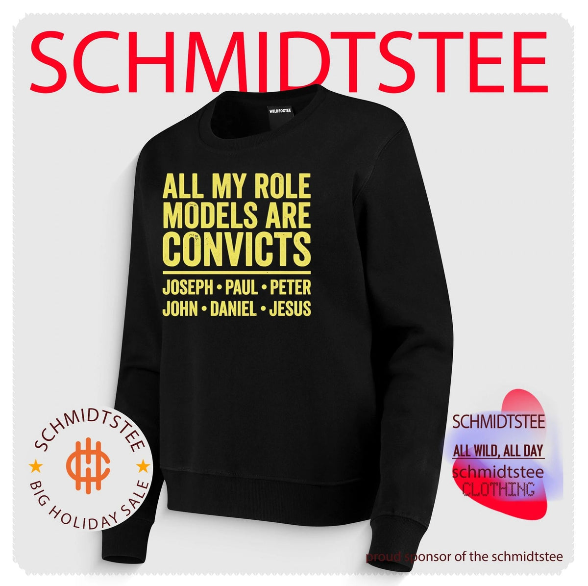 All My Role Models Are Convicts Joseph Paul Peter John Daniel Jesus shirt