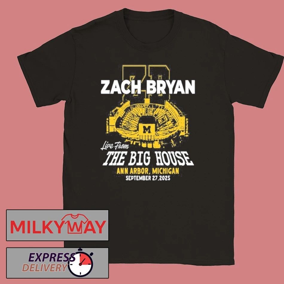2026 Zach Bryan The Big House TOUR shirt