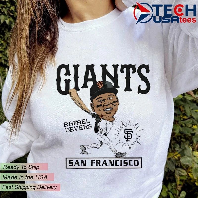San Francisco Giants Rafael Devers caricature shirt