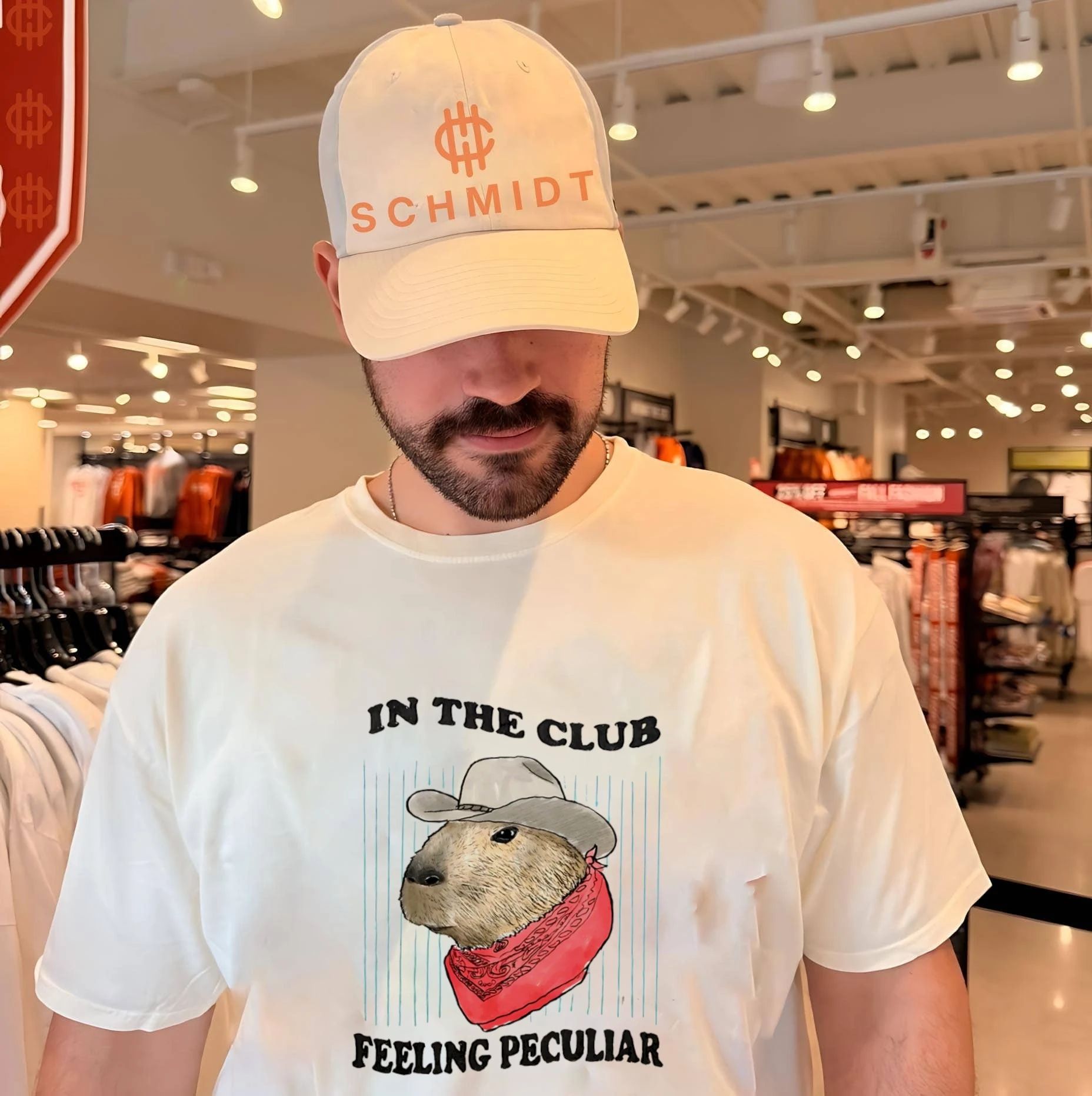 Capybara in the club feeling peculiar shirt