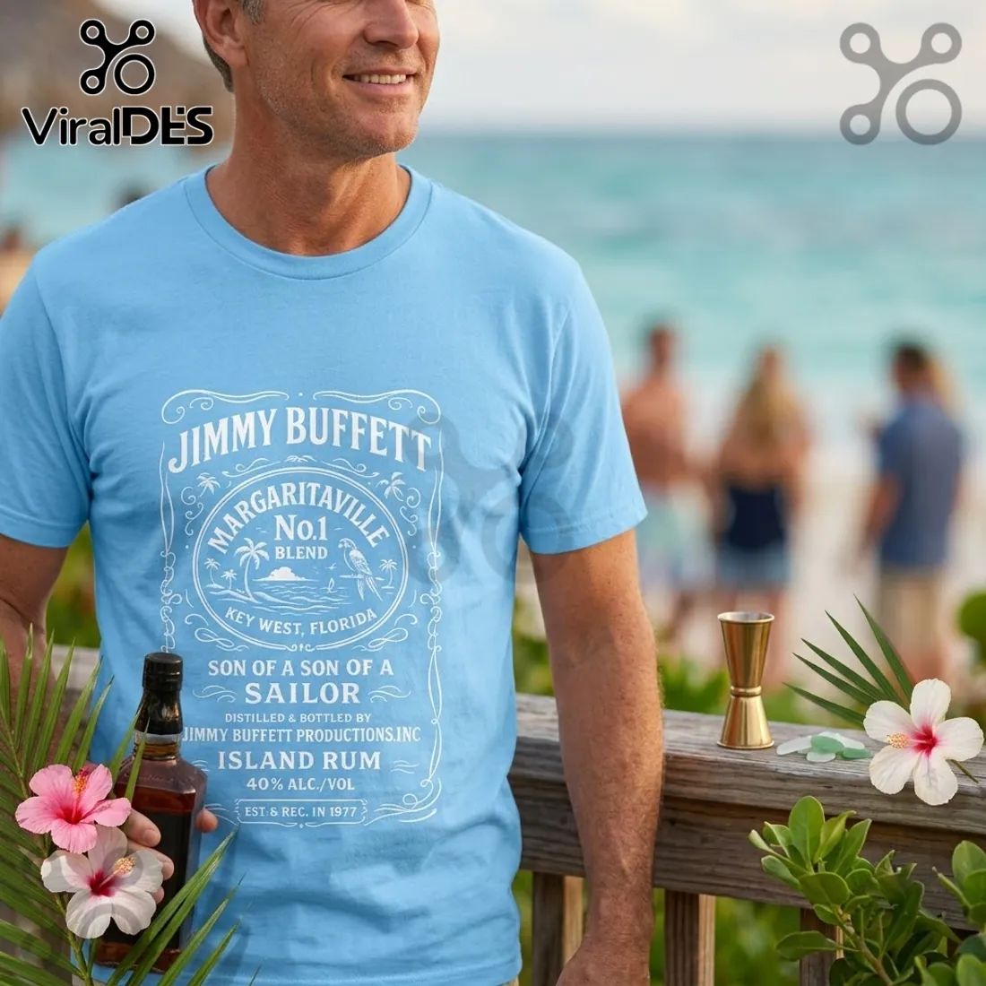 Jimmy Buffett Son of a Sailor Blue T-Shirt