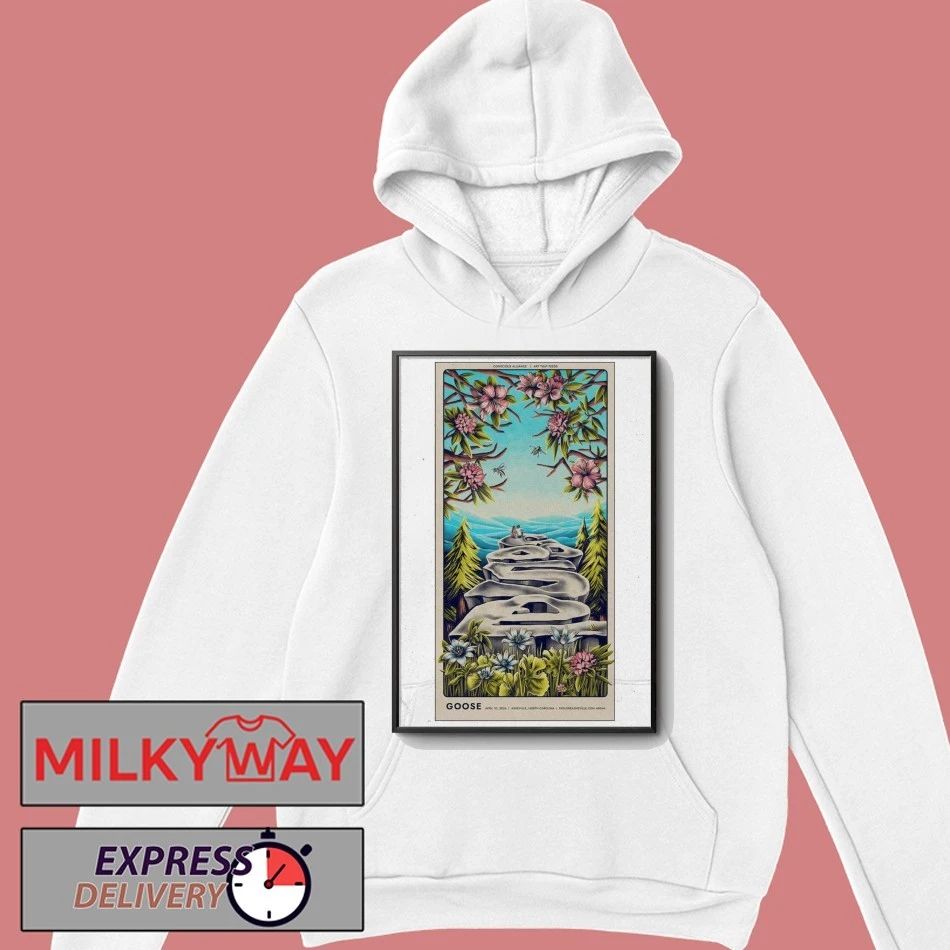 Goose ExploreAsheville.com Arena In Asheville NC Apr 10 2026 Poster shirt