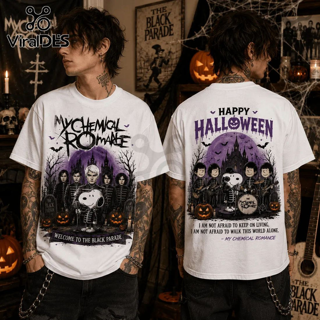 Snoopy x My Chemical Romance Black Parade T-Shirt