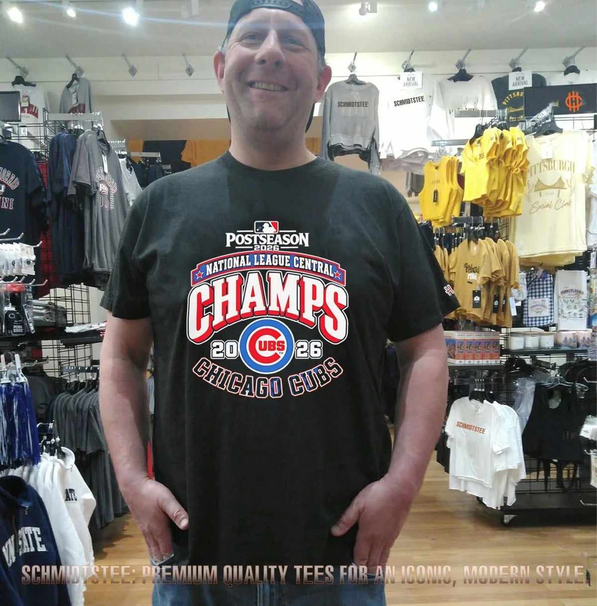 Chicago Cubs NL Central Division 2026 Champions baseball shirt