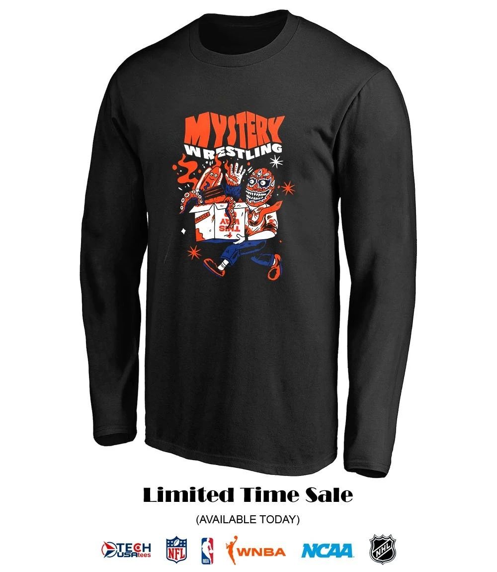 Mystery Wrestling graphic shirt